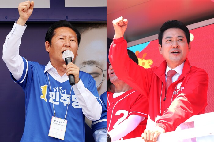 정청래는 청계광장, 장동혁은 천안…여...